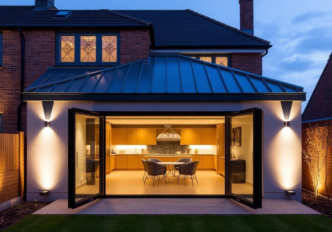 Rear bifold extension, Wilmslow